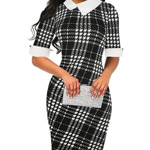 Black & White Dress body comes